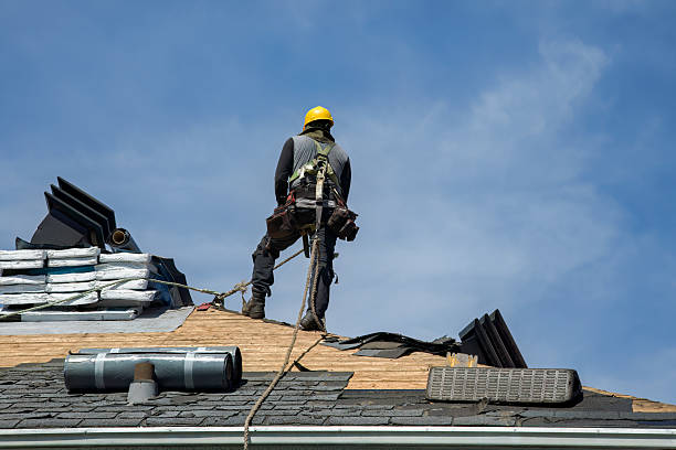 Professional Roofing technician working in Saucier, MS